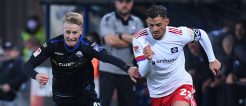 HSV Kapitän Leibold trifft auf den SC Paderborn mit Chris Führich