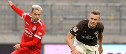 Düsseldorf trifft in der zweiten Liga auf den FC St. Pauli