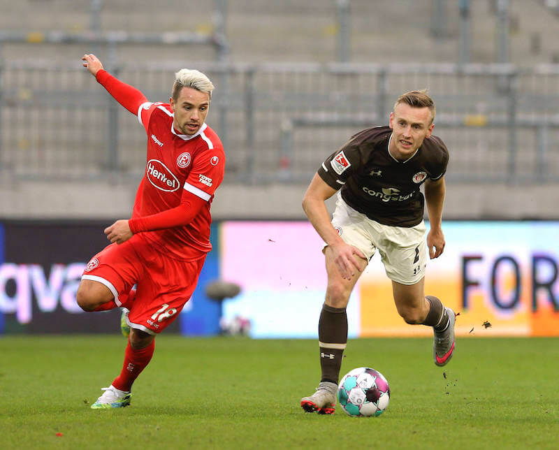 Düsseldorf trifft in der zweiten Liga auf den FC St. Pauli