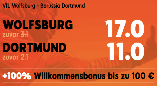 Wolfsburg vs Dortmund Boost