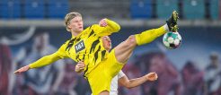 Der Einsatz von Haaland gegen RB Leipzig ist noch fraglich