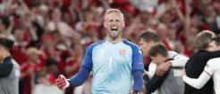 Dänemark Goalie Schmeichel will es mit Wales aufnehmen