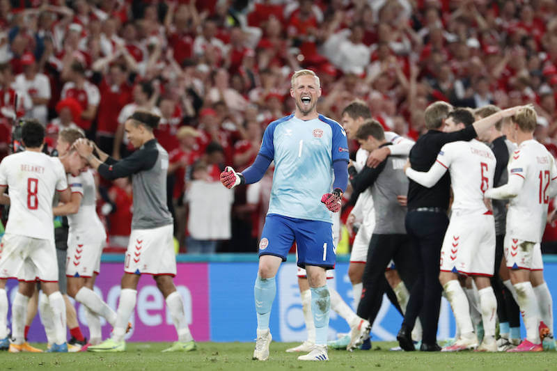 Dänemark Goalie Schmeichel will es mit Wales aufnehmen