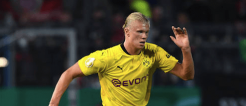 Nach 3er Pack im Pokal on bereits in top Form: Erling Haaland