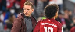 Julian Nagelsmann und Leroy Sane treffen auf RB Leipzig