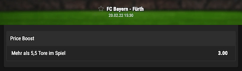 Bayern Boost bei Bwin gegen Fürth