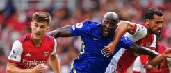 Lukaku hat das Arsenal Tor im Blick