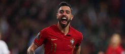 Bruno Fernandes spielt mit Portugal in der Nations League gegen Schweiz