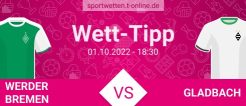 Werder Bremen Gladbach Wett Tipp