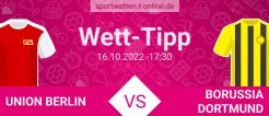 Union Berlin vs BVB Tipp und Quoten