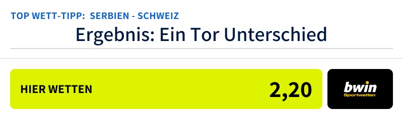 Bwin Serbien Schweiz