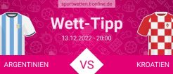 ARG vs CRO Tipp und Quoten