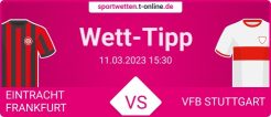 Eintracht Frankfurt vs VfB Stuttgart Wett Tipp und Quoten