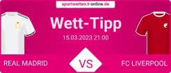 Real Madrid vs Liverpool Wett Tipp