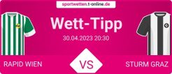 Tipp und Quoten zu Rapid vs Sturm Graz