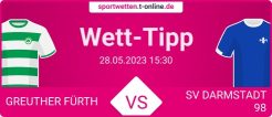 Fürth vs Darmstadt Tipp und Quoten