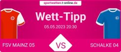 FSV Mainz 05 vs Schalke 04 Wett Tipp