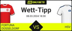 Fortuna Düsseldorf HSV Wetten und Tipps