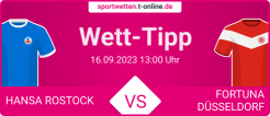 Hansa Rostock Fortuna Düsseldorf Wett Tipp