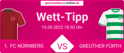 Wett Tipp zu Nürnberg vs Fürth