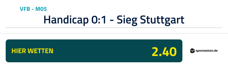 sportwetten.de Tipp zu VfB Stuttgart - Mainz 05, 31.08.24