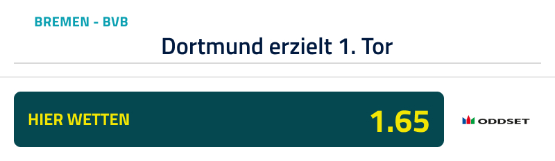 Top-Tipp zum Duell Werder Bremen - Borussia Dortmund, 31.8.24