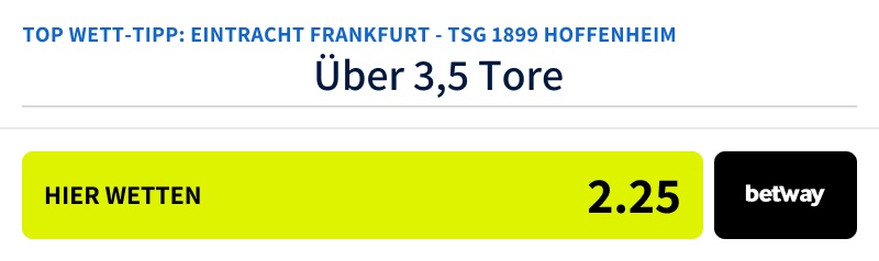 eintracht frankfurt tsg 1899 hoffenheim wett tipp