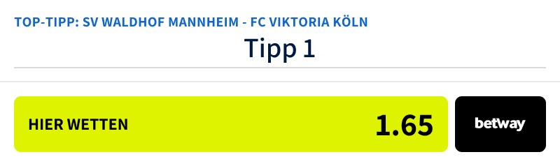 waldhof mannheim viktoria köln wett tipp