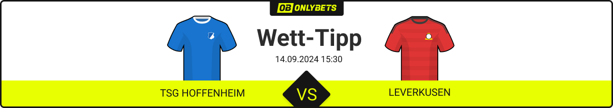 Tipp zu Hoffenheim - Leverkusen am 14.9.24