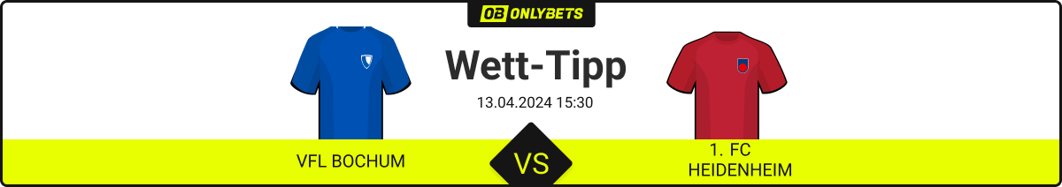 Wett-Tipps & Quoten zu Bochum vs. Heidenheim