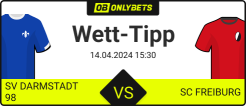 Quoten & Wett-Tipps darmstadt-freiburg