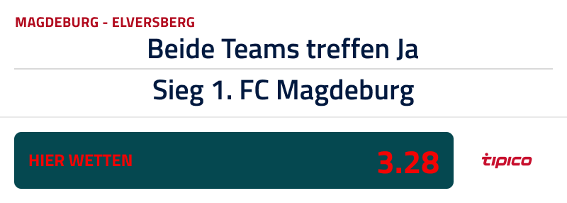 Top-Tipp zu Magdeburg - Elversberg, 3.8.24