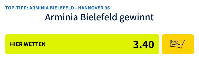 Experten-Tipp zum DFB-Pokal-Spiel Bielefeld - Hannover am 17.8.24