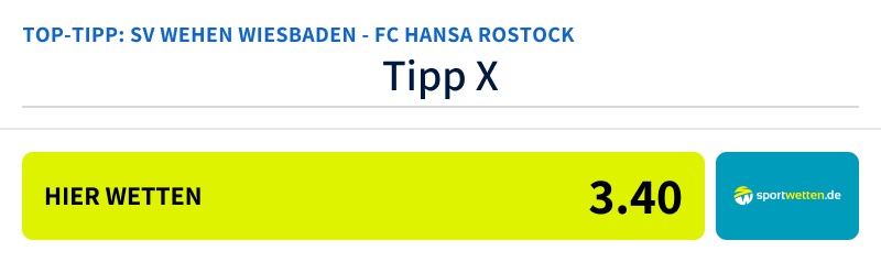 wehen wiesbaden hansa rostock wett tipp