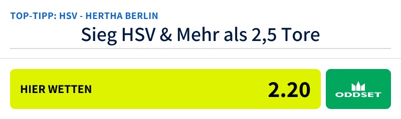 HSV hertha Tipp Prognose