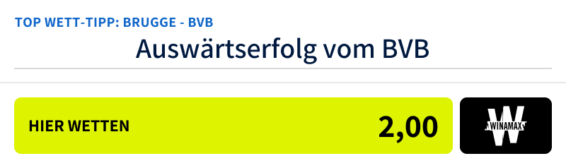 Unser Top-Tipp zu Brugge vs. BVB 18.9.24