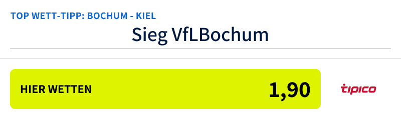 Top-Tipp zu Bochum - Kiel am 21.9.24