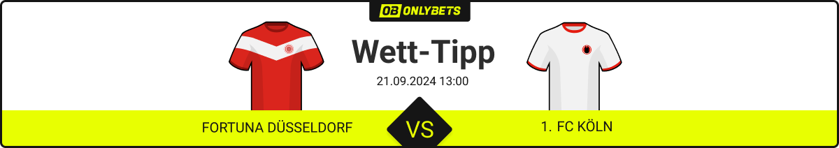 Tipp zu Fortuna Düsseldorf - Köln am 21.9.24