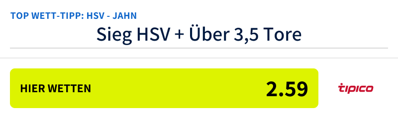 Top-Tipp zu HSV - Regensburg am 15.9.24