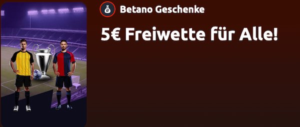 betano schenkt dir eine bvb barcelona freiwette