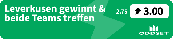 Boost auf Leverkusen am 14.1.25