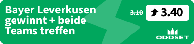 ODDSET-MatchKombi auf Leverkusen am 25.1.