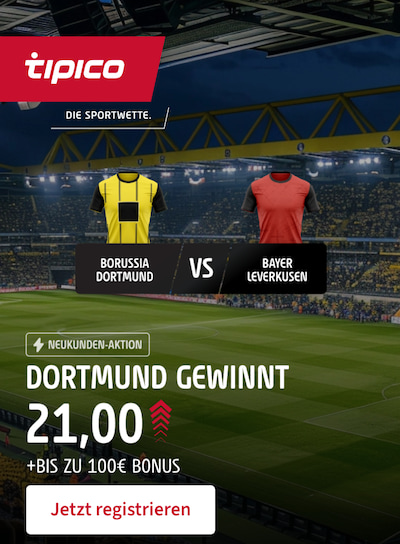 tipico Boost auf BVB, 10.01.25