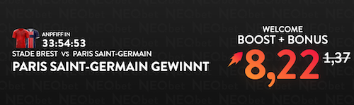 NEO.bet Boost PSG, 11.2.