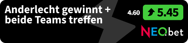 Anderlecht Boost bei NEO.bet, 20.2.