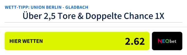 NEO.bet tipp Union Gladbach, 15.2.