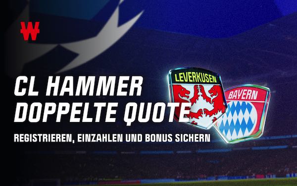 winamax cl hammer bringt doppelte leverkusen bayern quote